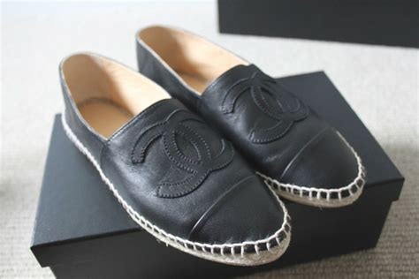 black chanel espadrilles replica|authentic chanel espadrilles for sale.